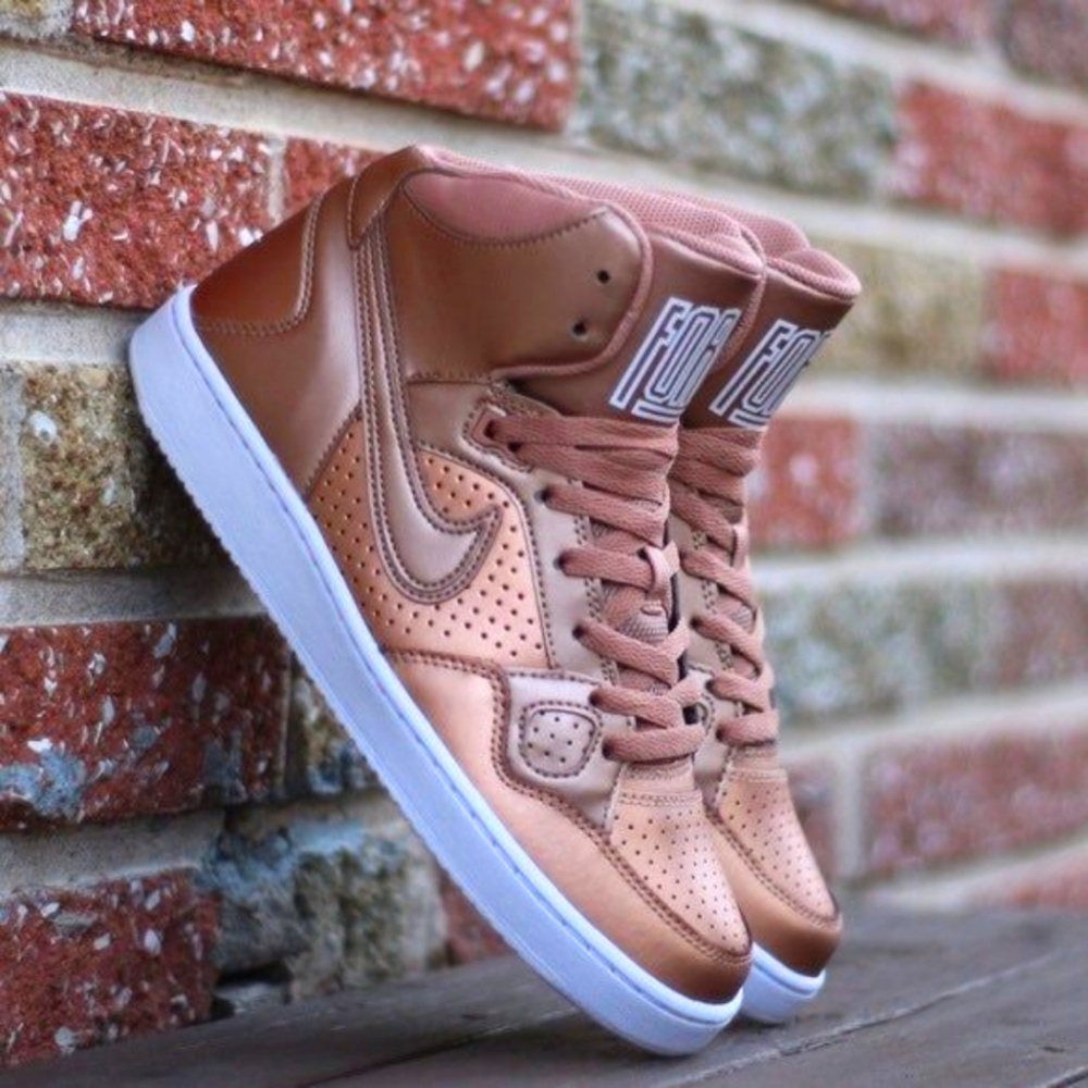 Nike Son of Force Rose Gold High Tops